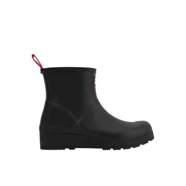 Hunter Play Short Rain Boots Black