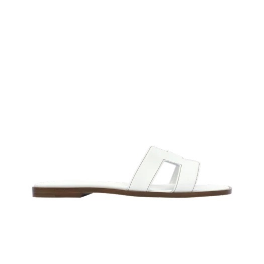 Hermes Izmir Sandal Calfskin & Blanc