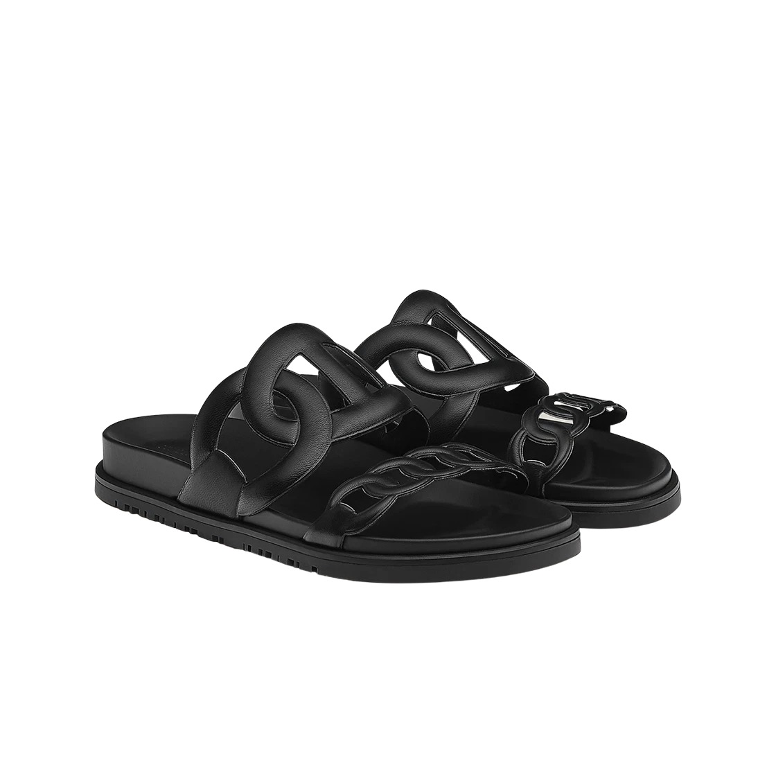 Hermes Extra Sandal Nappa & Noir