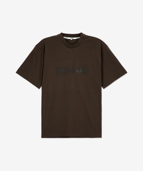 Women's classic logo-print short-sleeved T-shirt - Brown