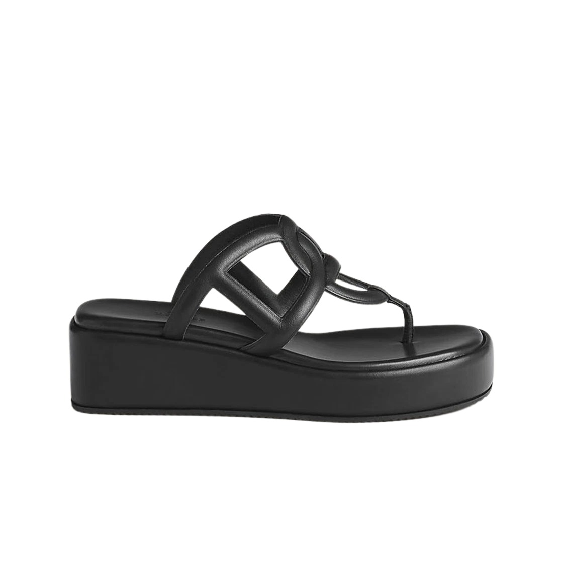 Hermes Gipsy Sandal Nappa & Noir