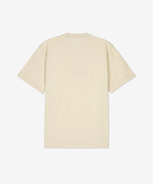 Women's classic logo print short sleeve T-shirt - light beige