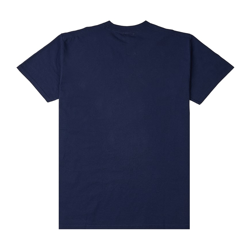 Graphic printing T-shirt navy