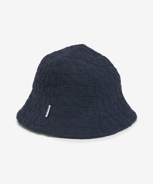 Common Embossed Logo Bucket Hat - Dark Navy 