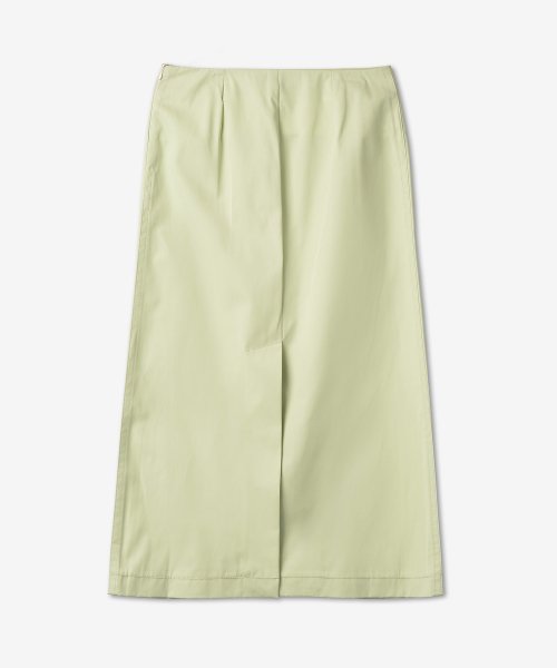 Women's long skirt - light green