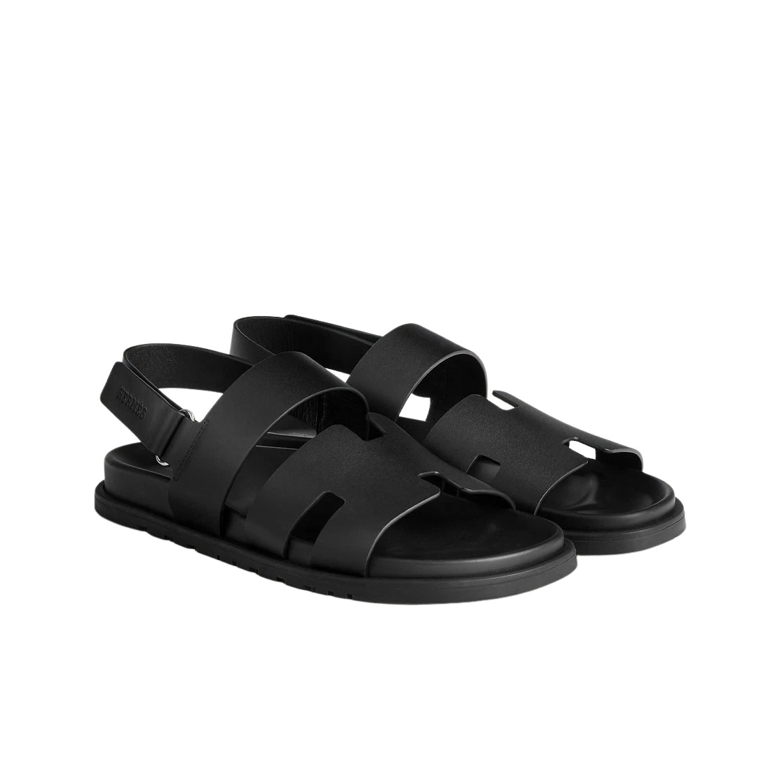 Hermes Genius Sandal Calfskin & Noir