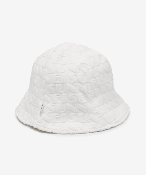 Common all-over towelling bucket hat - Off-white