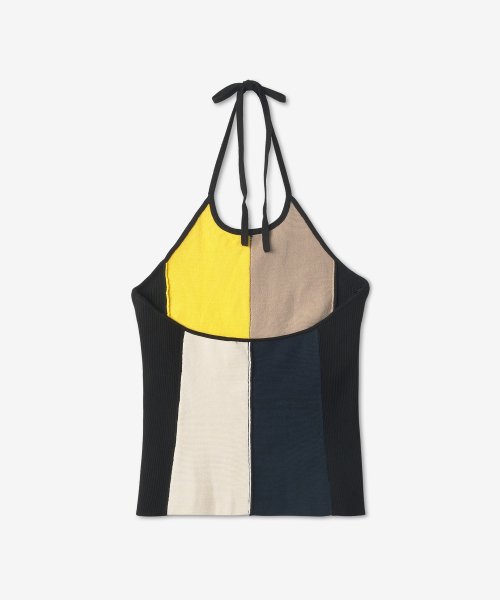 Women's sleeveless T-shirt - Multicolor