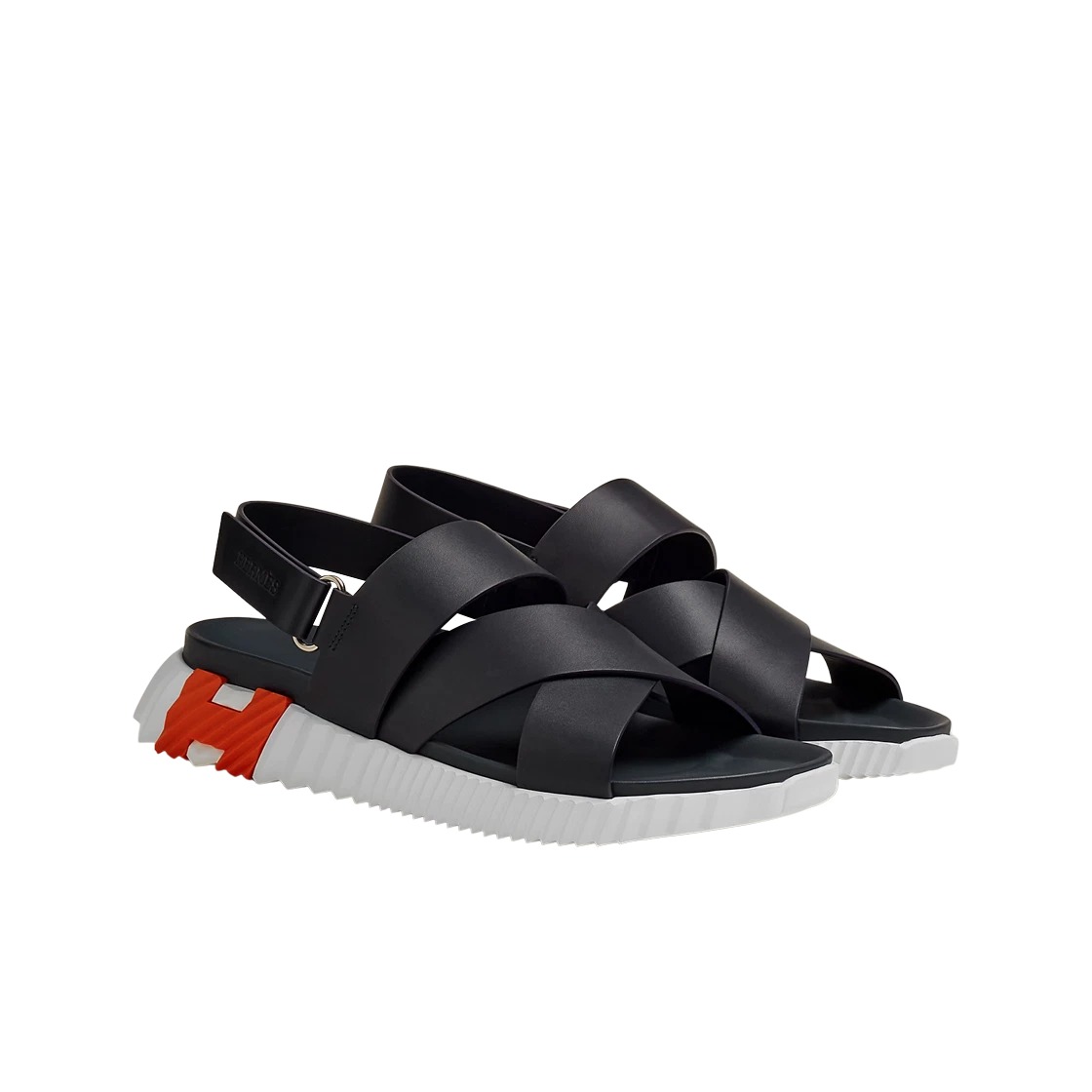 Hermes Electric Sandal Calfskin & Marine