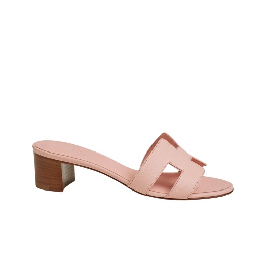 Hermes Oasis Sandal Epsom & Rose Pale