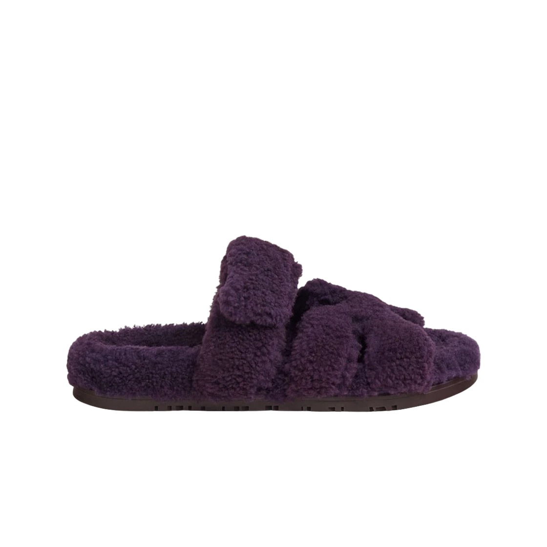 Hermes Chypre Sandal Woolskin & Violet Fonce