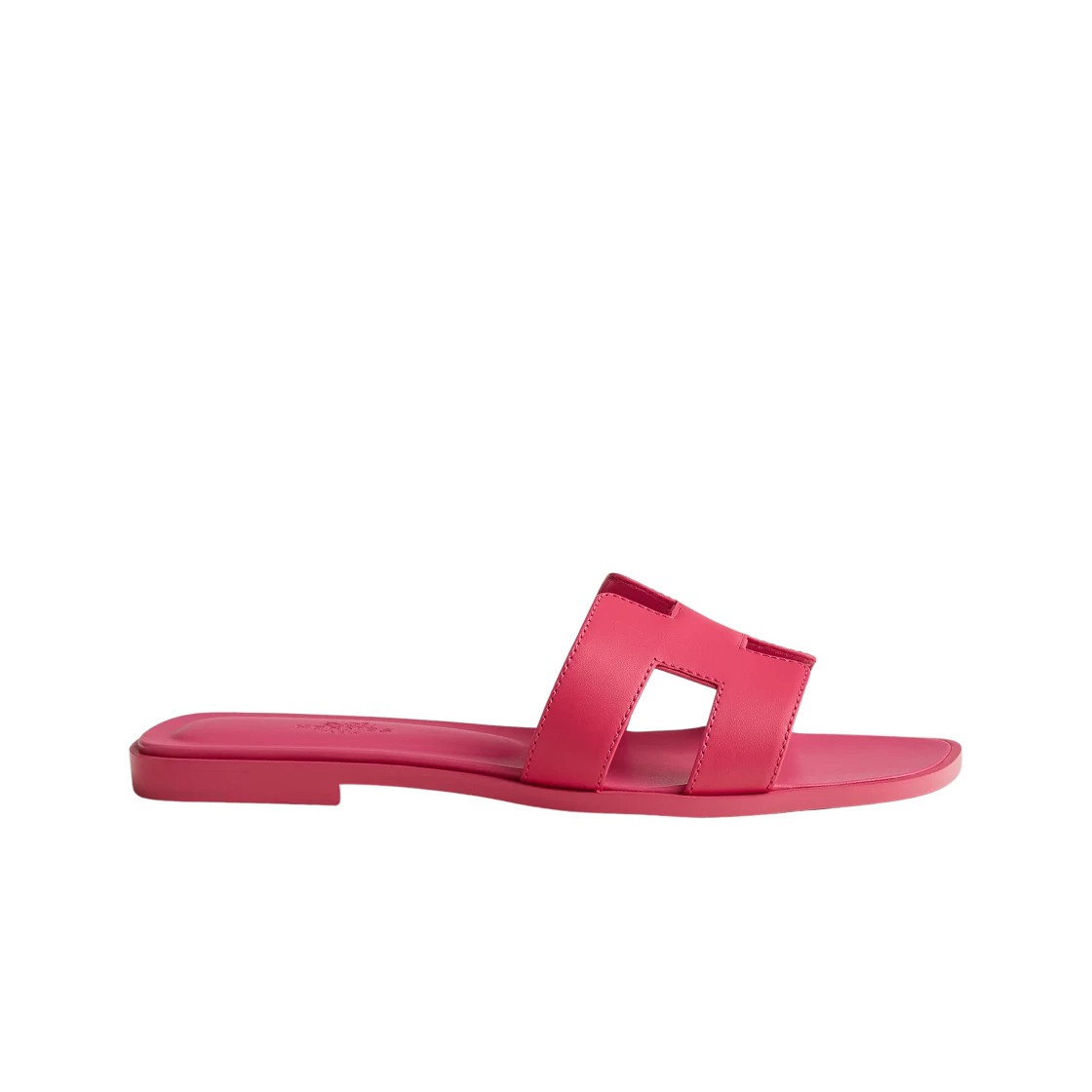 Hermes Oran Sandal Calfskin & Rose Vinicunca