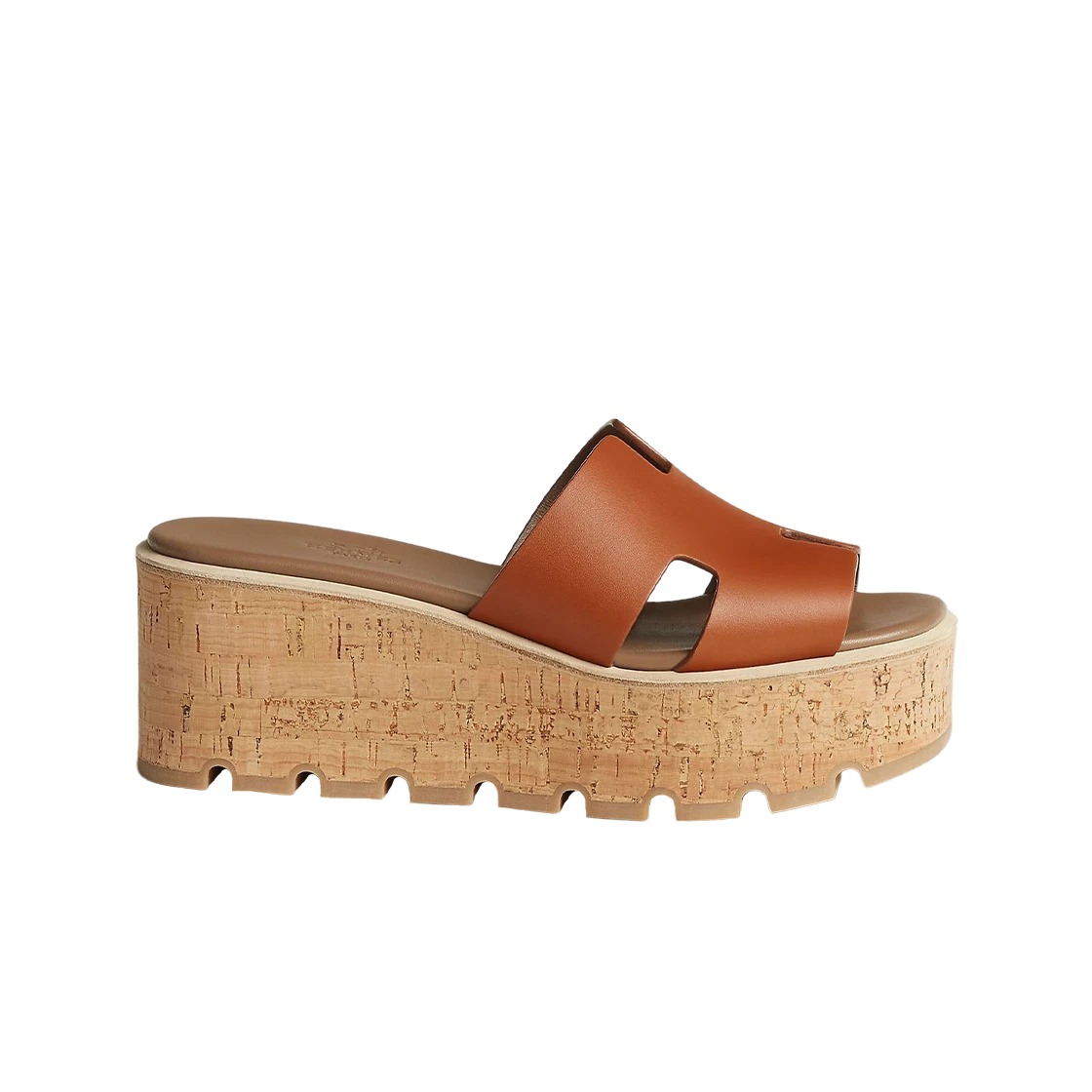 Hermes Eze 30 Sandal Heritage Calfskin & Naturel