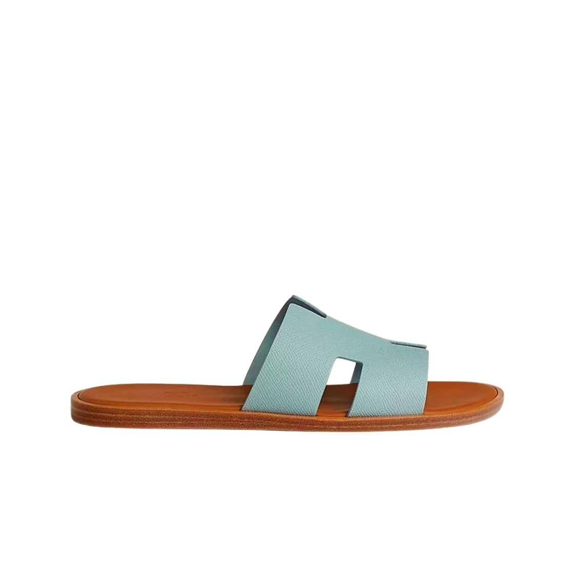 Hermes Izmir Sandal Epsom & Vert Deau Naturel