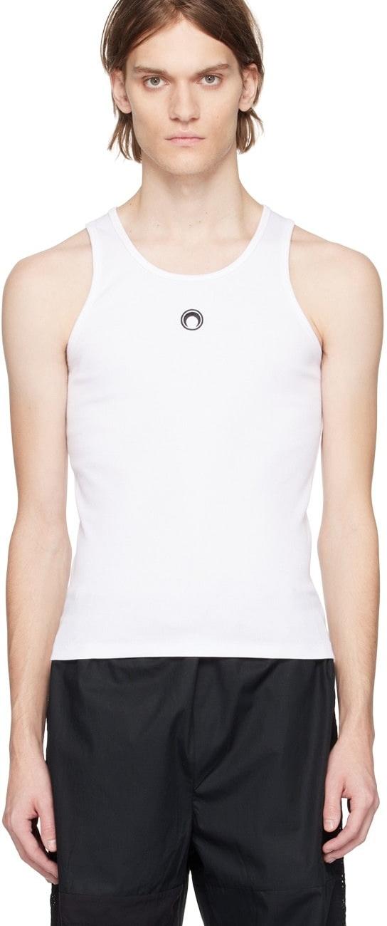 White Fitted Tank Top