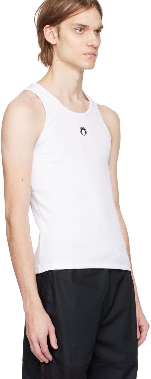 White Fitted Tank Top