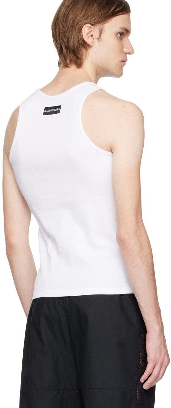 White Fitted Tank Top