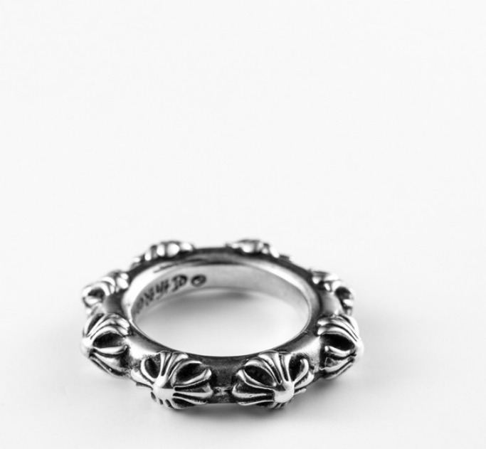 Cross band ring