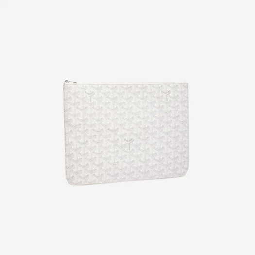 Goyard Senat Pochette MM White