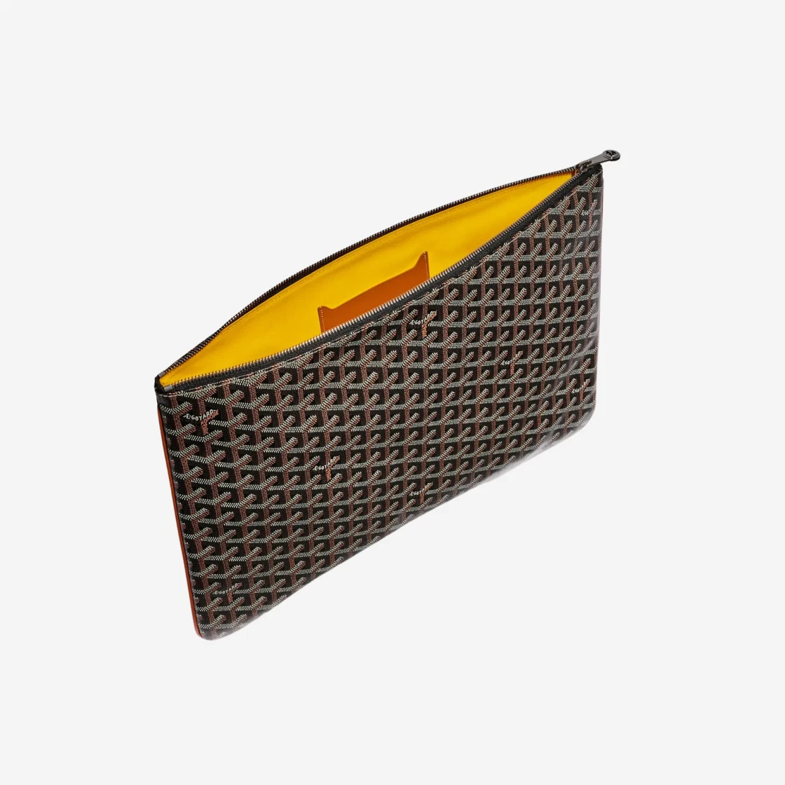 Goyard Sena Document Case GM Black Tan