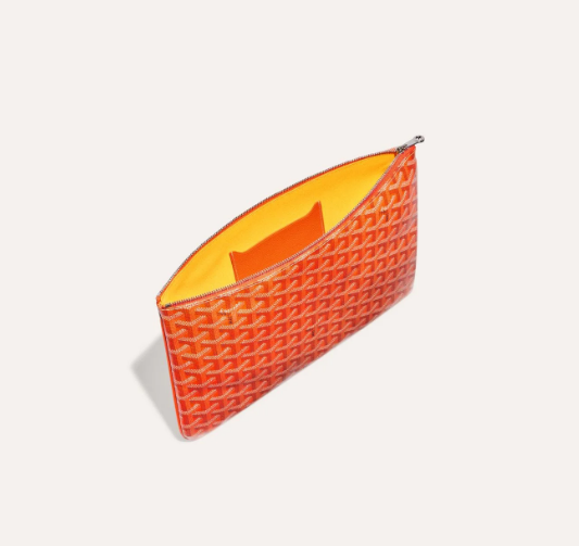 Goyard Senat Pochette MM Orange