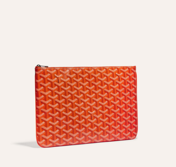 Goyard Senat Pochette MM Orange