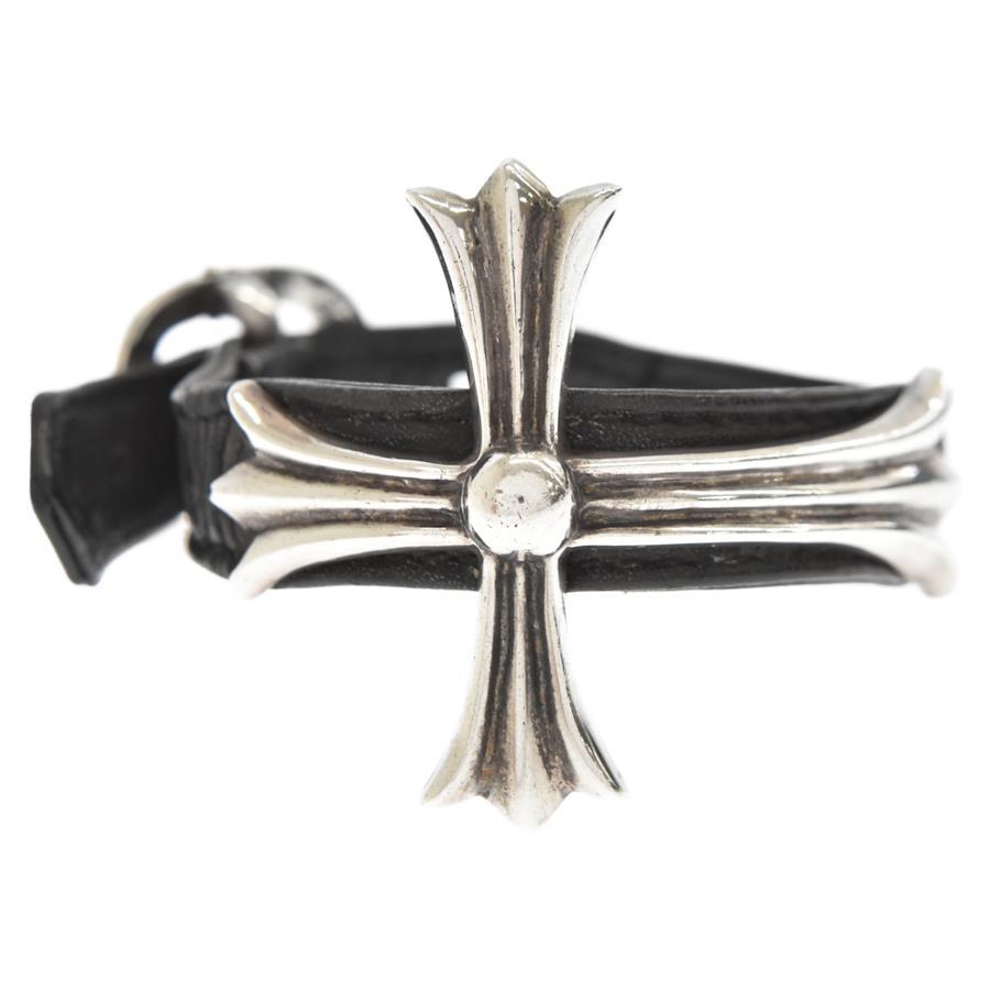 Large Cross Belt Leather Bracelet