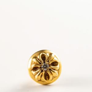 22K CH Plus Stud Earrings Pavedia (Original)