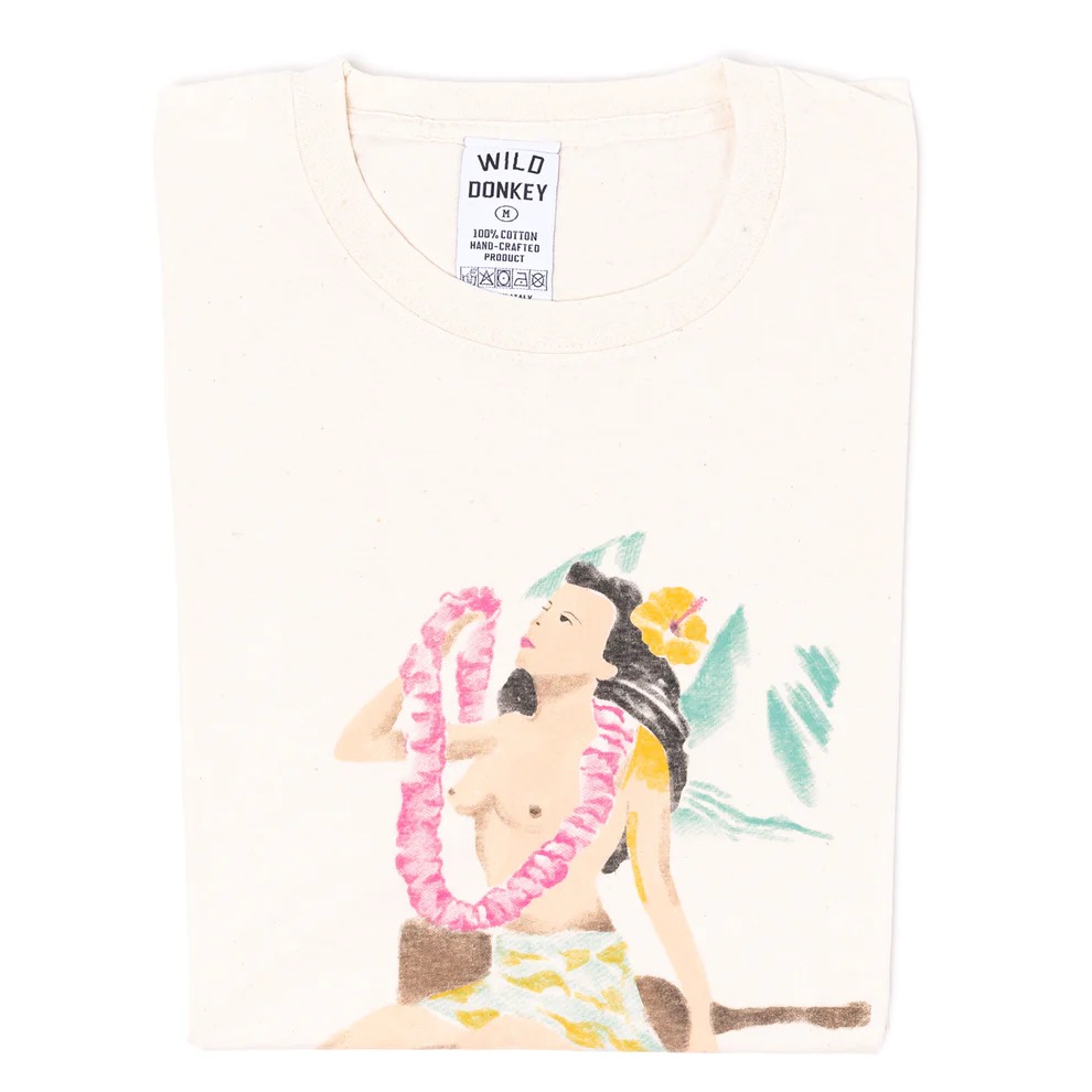 HAWAIIAN Graphic printing T-shirt