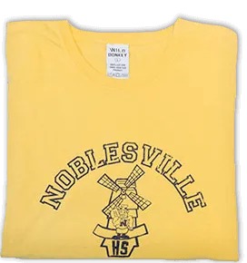 NOBLESVILLE Graphic printing T-shirt
