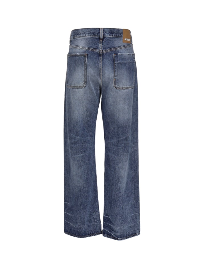 Le De Nimes Suno Five Pocket Bootcut Jeans blue