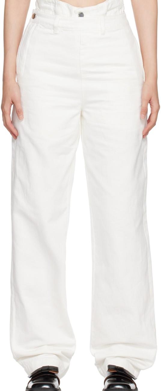 White Double Layer Jeans