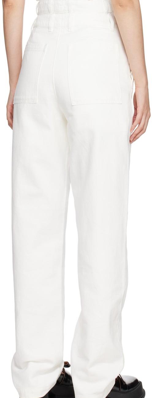 White Double Layer Jeans