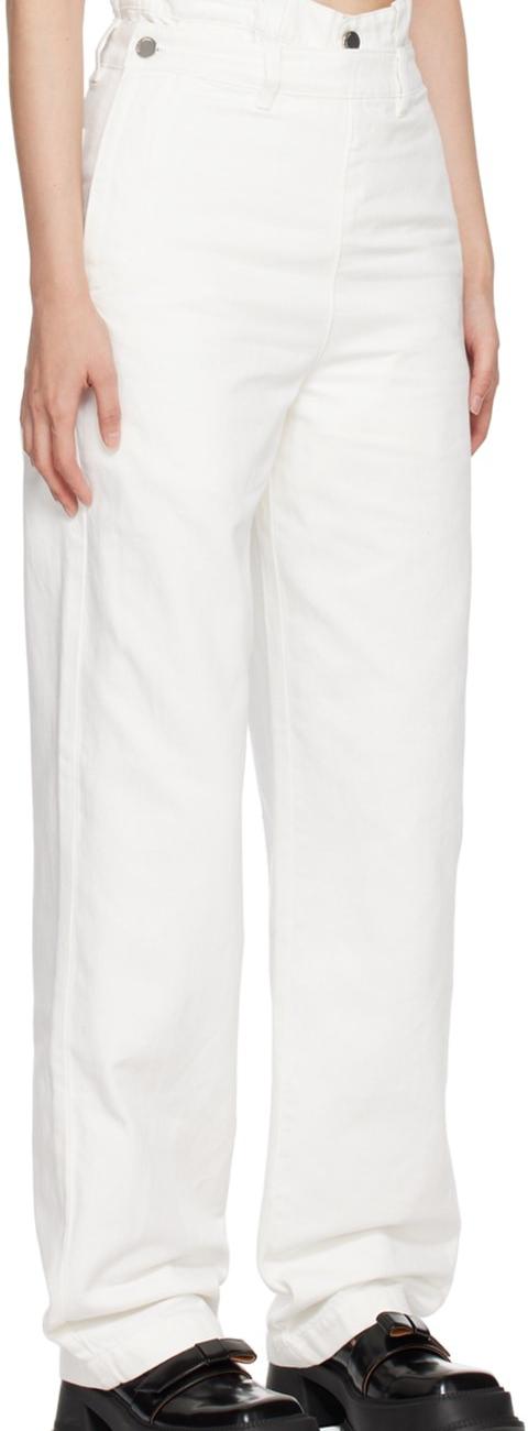 White Double Layer Jeans