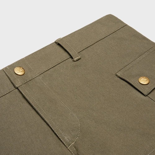 CARGO MINI SHORTS - COTTON KHAKI