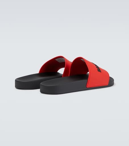 LOGO RUBBER FULL SLIDE SANDALS
