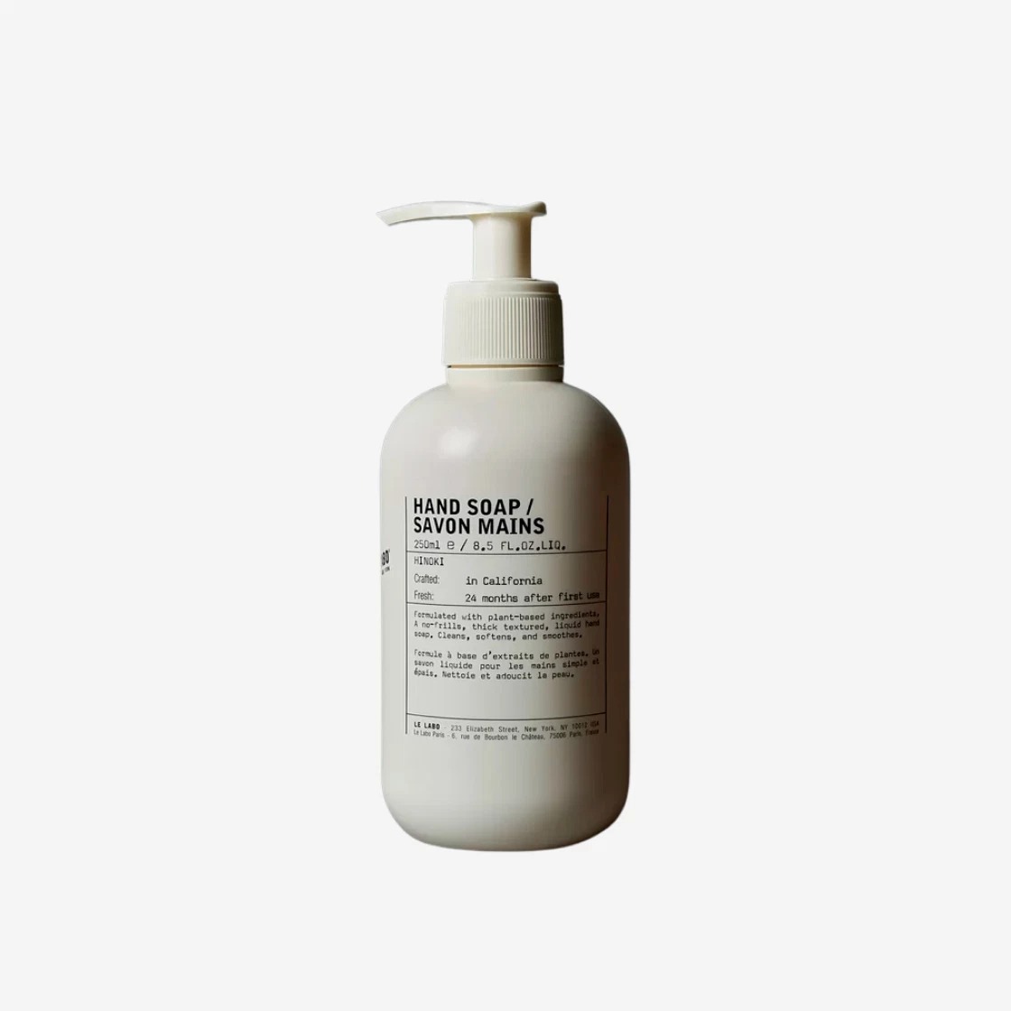 Le Labo Hand Soap Hinoki 250ml (Korean Ver.)