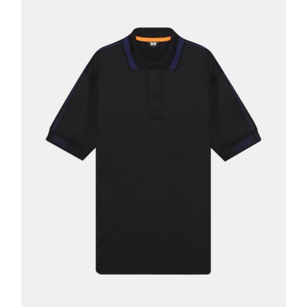 Men's Comfort Fit Short Sleeve Wide Placket Polo