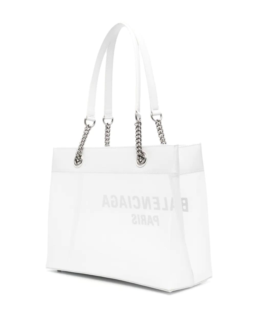 Duty Free Medium Tote Bag white