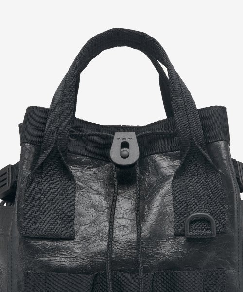 Men's Small Army Tote Bag - Black