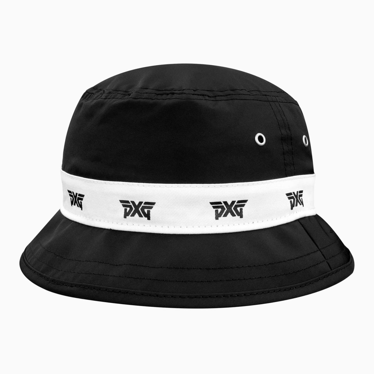 LOGO REPEAT BUCKET HAT