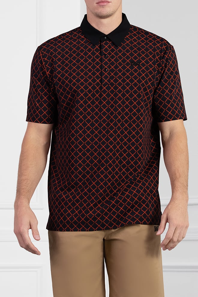 Comfort Fit Harlequin Short Sleeve Polo