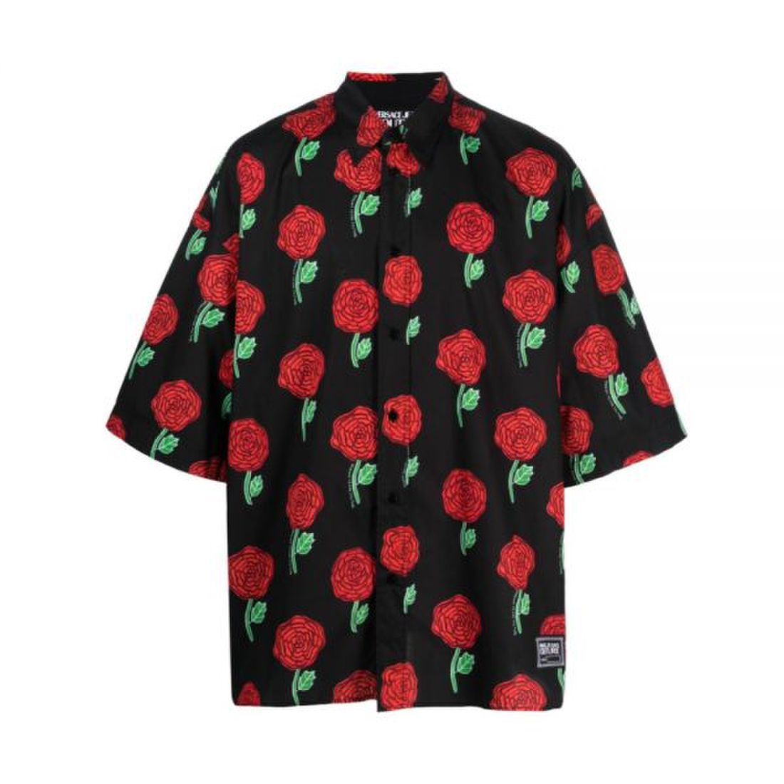 Rose Short Sleeve Shirt black