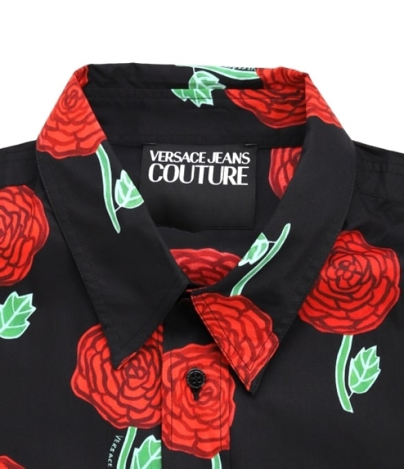 Rose Short Sleeve Shirt black