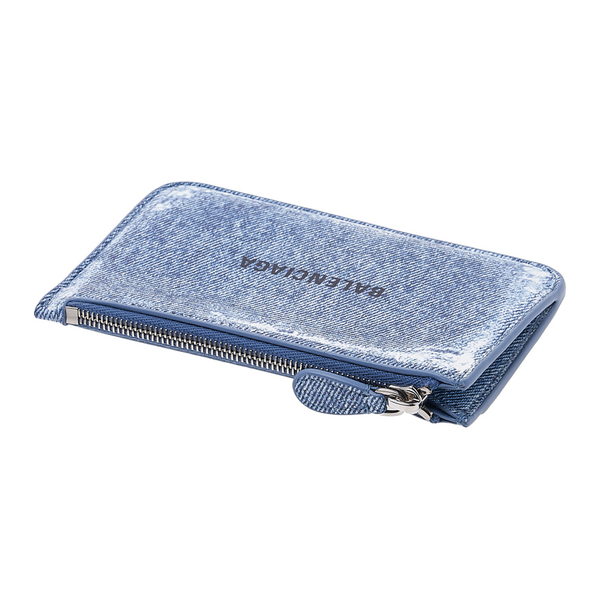 Women Denim Print Card Wallet