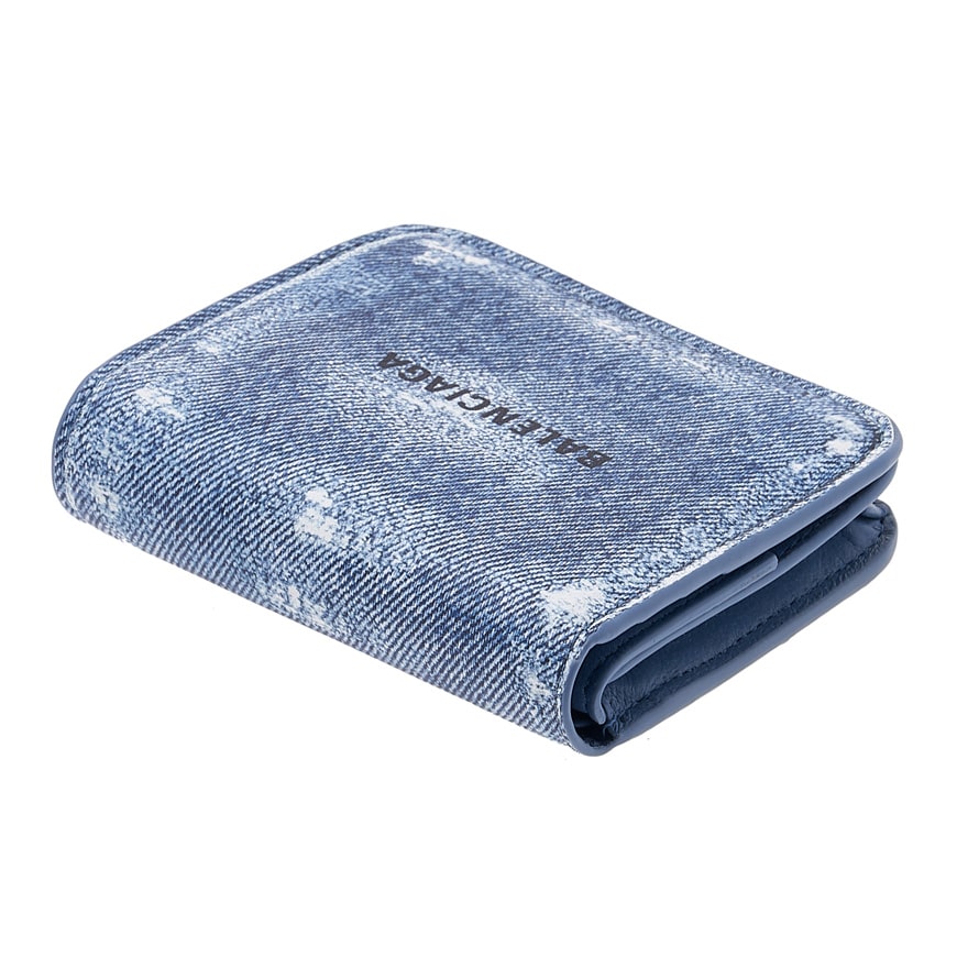 Women's denim print card holder