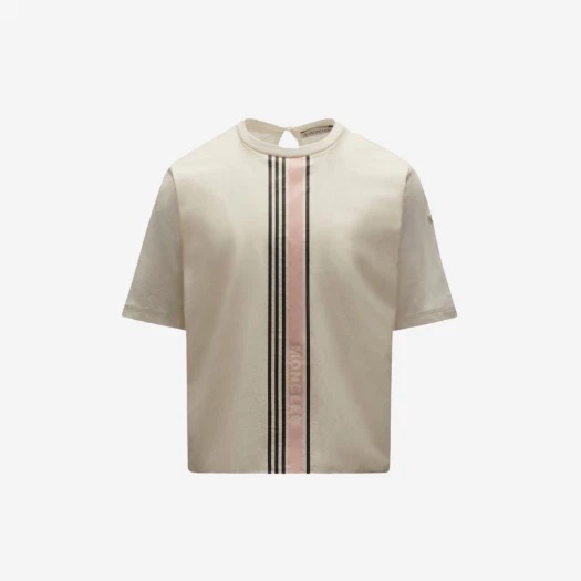  (Kids) Moncler Stripe T-Shirt Silk White - 22SS