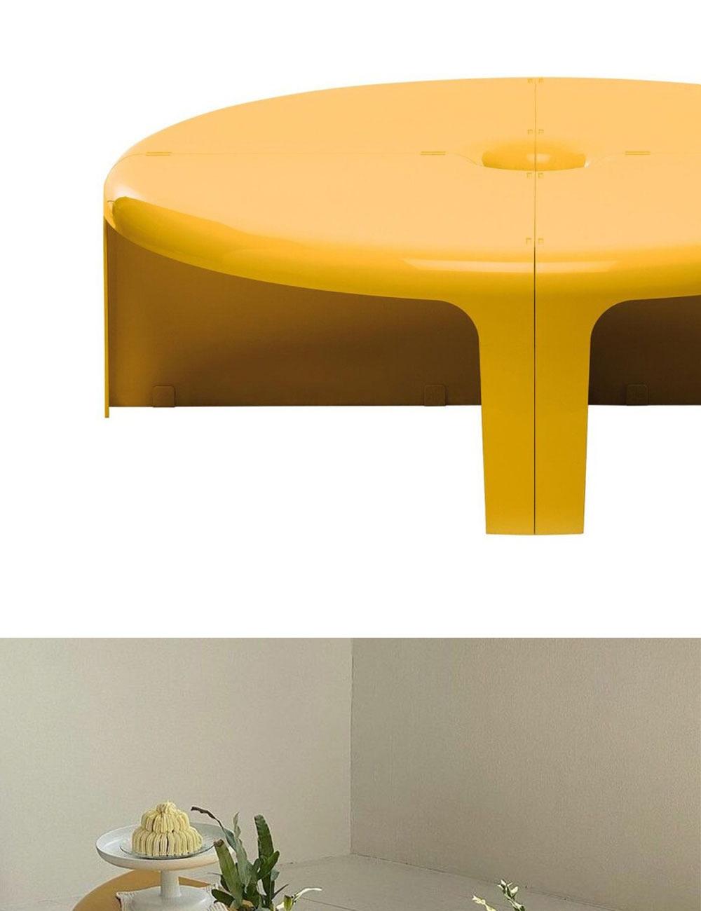 Bee Line 4/4 Coffee Table Honey Yellow