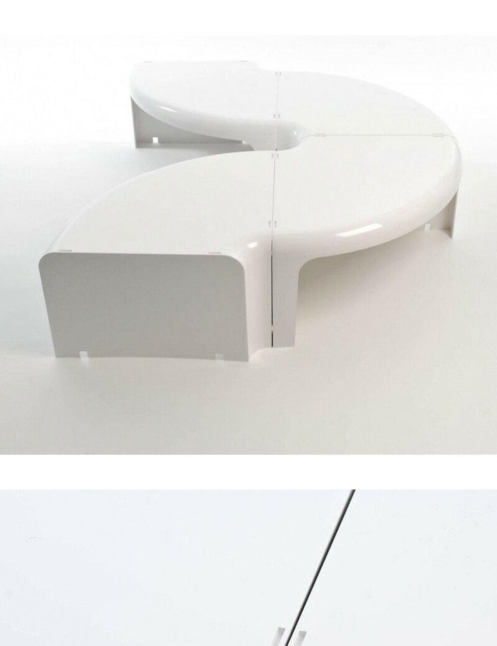 Bee Line 4/4 Coffee Table White