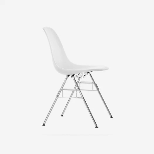 Vitrimes Plastic Side Chair DSS-N White